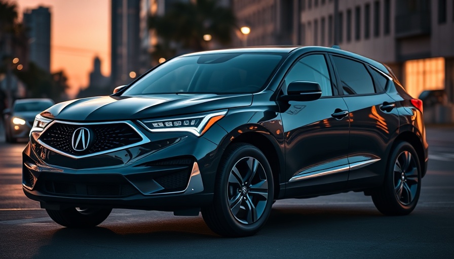 Sleek 2025 Acura ADX in urban setting for review.