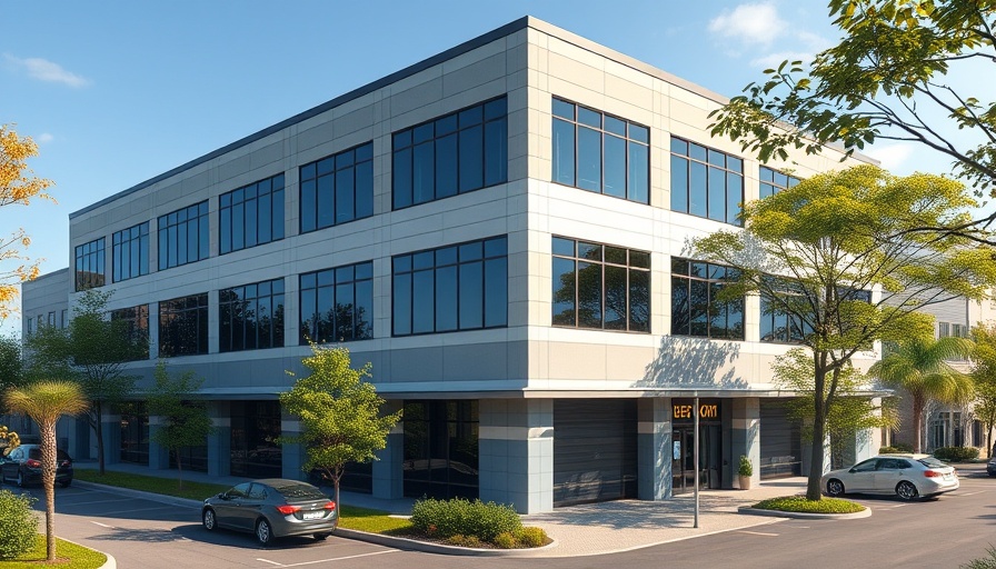 Modern office building emphasizing zero-trust security