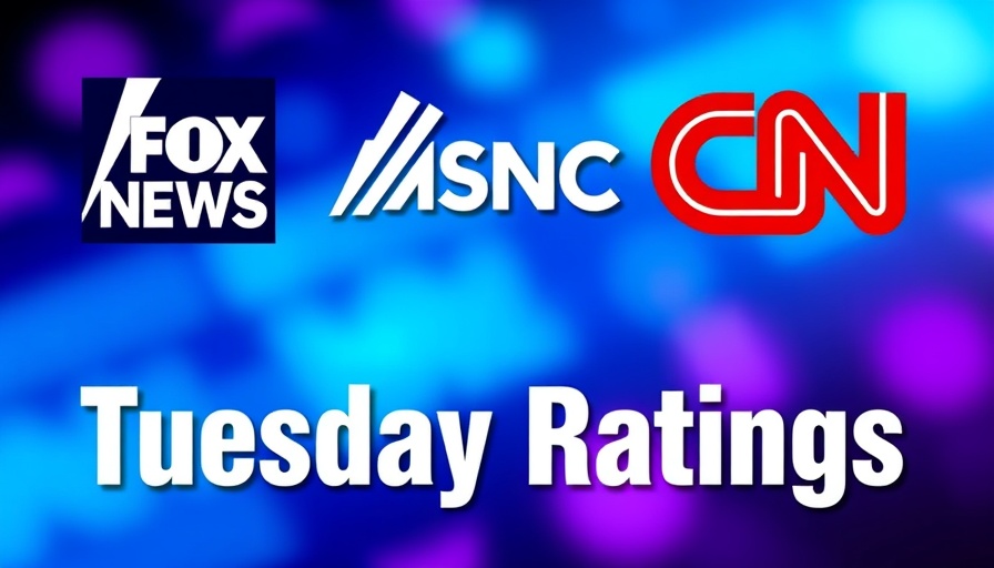 CNN ratings June 2025 comparison with Fox News and MSNBC logos.