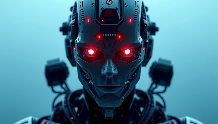Futuristic humanoid robot highlighting Kyndryl Databricks AI Alliance.