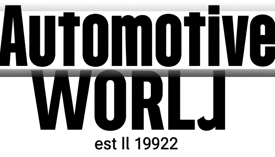 Automotive World est. 1992 logo in black text