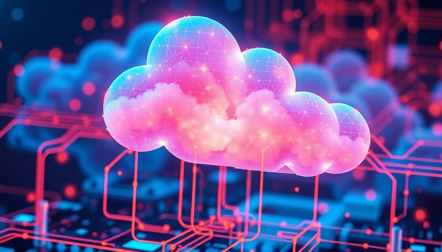 Futuristic cloud computing concept transforming enterprise AI workflows.