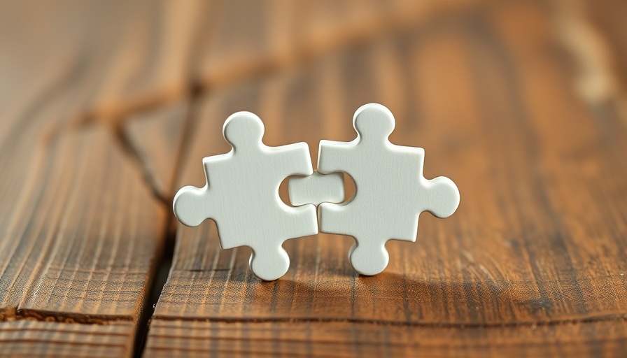 Interlocking white puzzle pieces on wood, symbolizing AI infrastructure readiness.