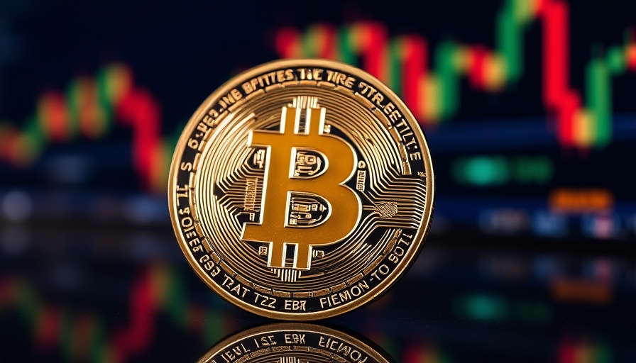 Shiny Bitcoin with digital stock chart in background, Gemini files for IPO.
