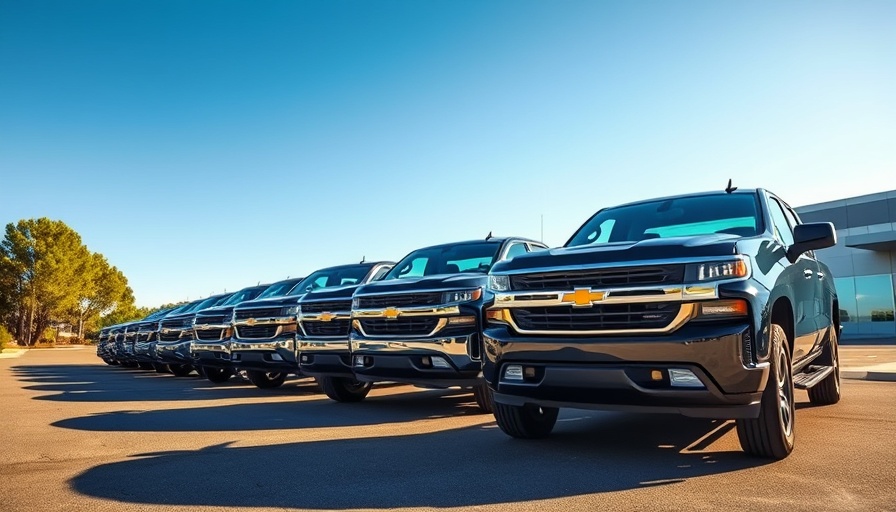 New Chevrolet trucks showcasing manufacturing in Mexico