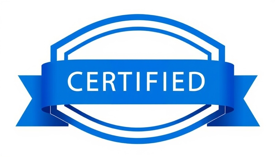 Volkswagen eConnect program certification badge with blue ribbon