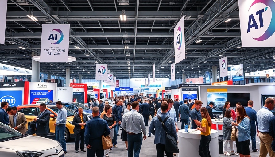 AI-powered car shopping experience at convention center.
