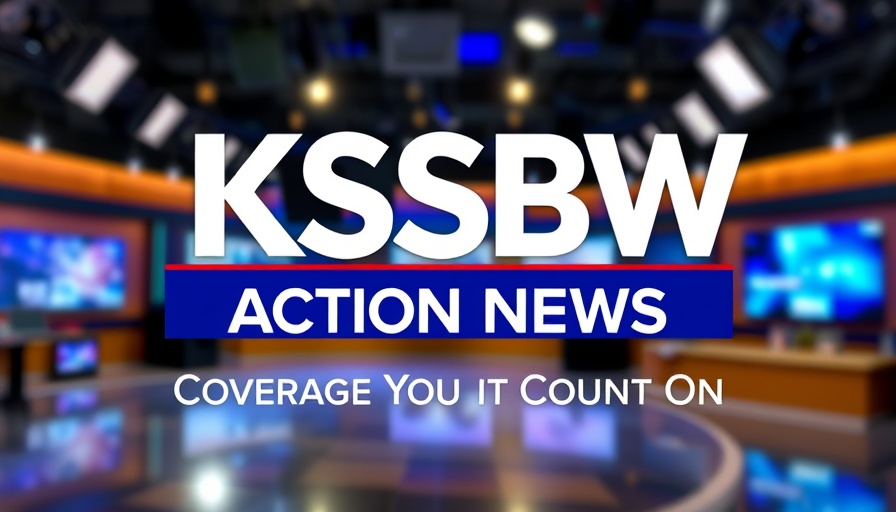 KSBW Ratings Success: KSBW Action News logo on studio background
