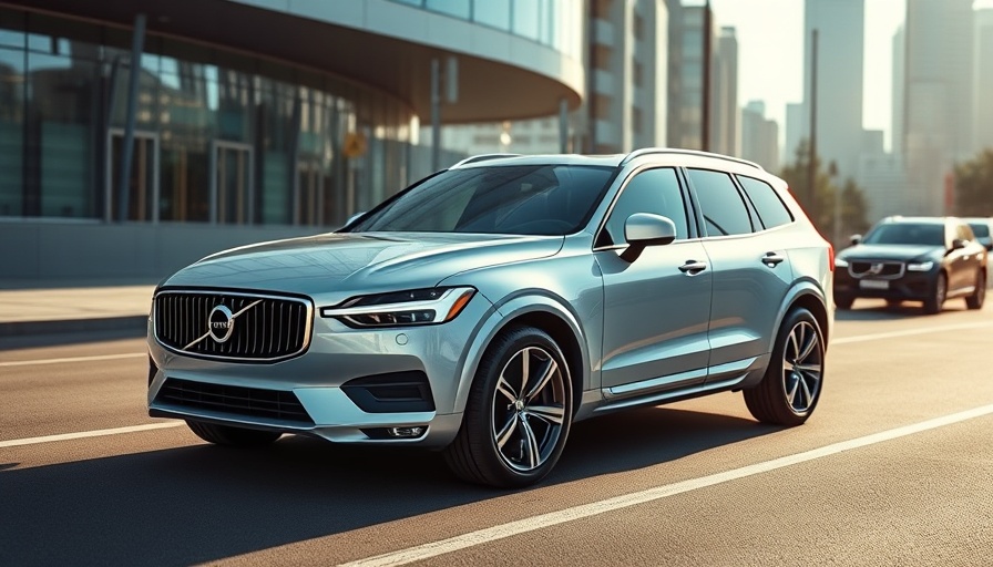2026 Volvo EX90 in urban city environment.