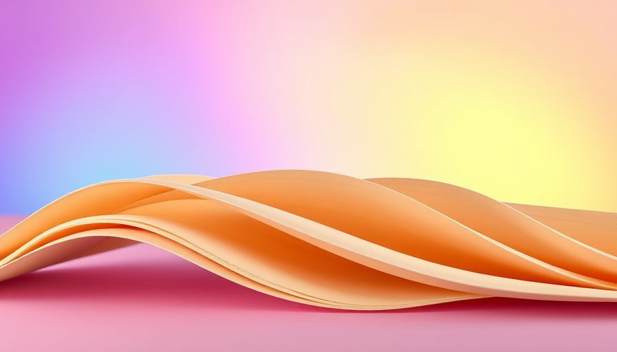 High-quality beige organic sheets against a vibrant gradient background.