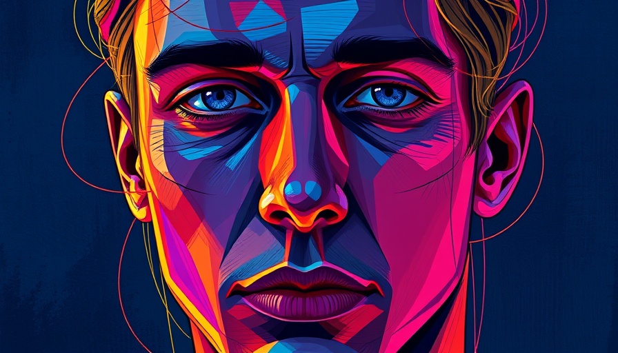 Abstract illustration of human face exploring AI agents' autonomy.