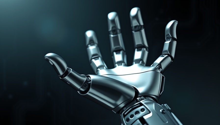 Futuristic robotic hand representing Agentic AI for Healthcare.