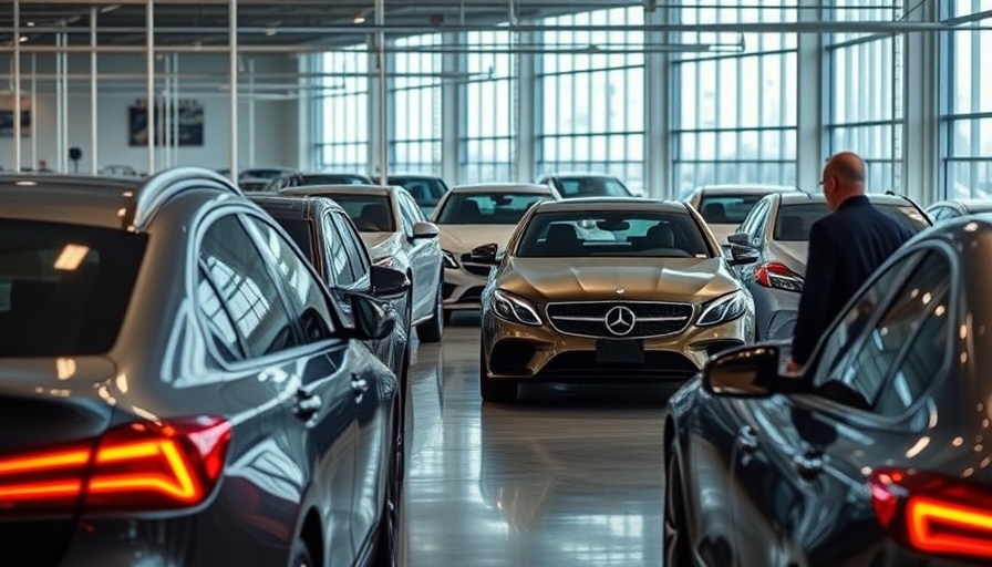 Indoor car auction scene showing auction sales trends 2024.