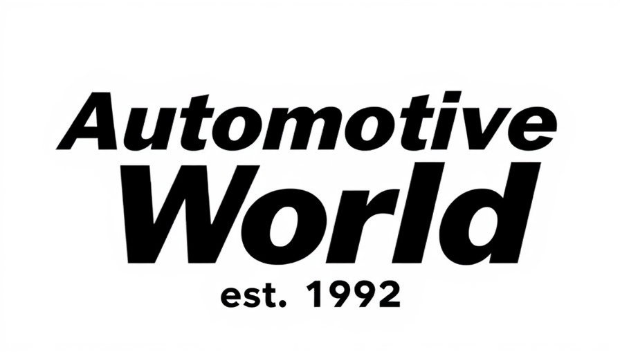 Logo of Automotive World est. 1992 in bold text.