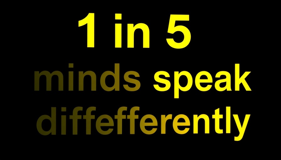 Neurodivergent creatives in advertising message emphasizing diversity.