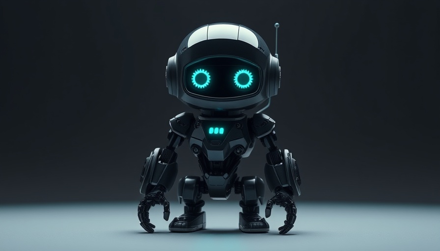 Futuristic robot for Gryphon AI Product Launch Customer Engagement.