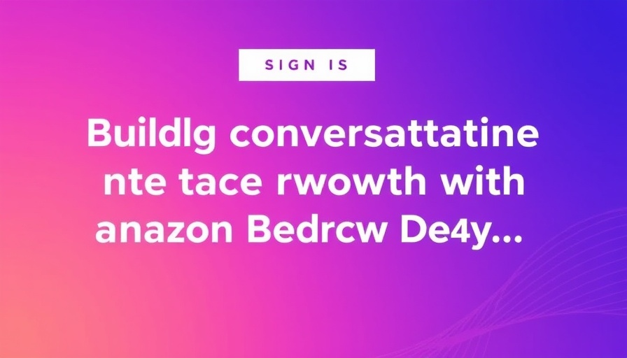 Blog banner about building conversational interfaces for structured data with Amazon Bedrock.