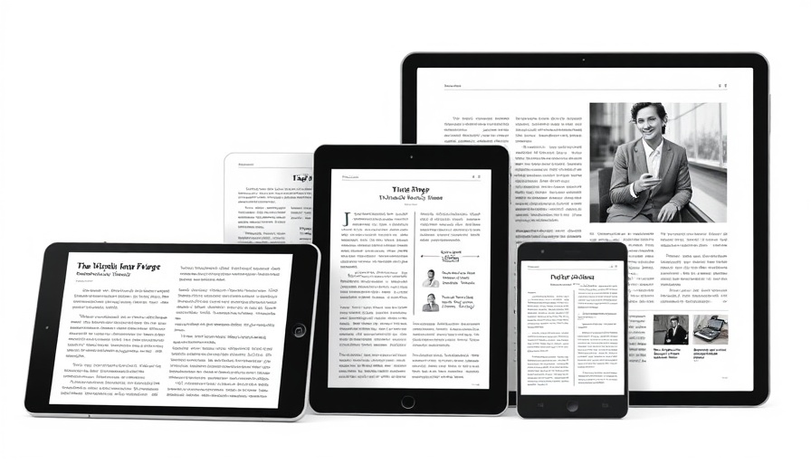 Multiple devices showcasing digital content, advancing your career through sponsorship.