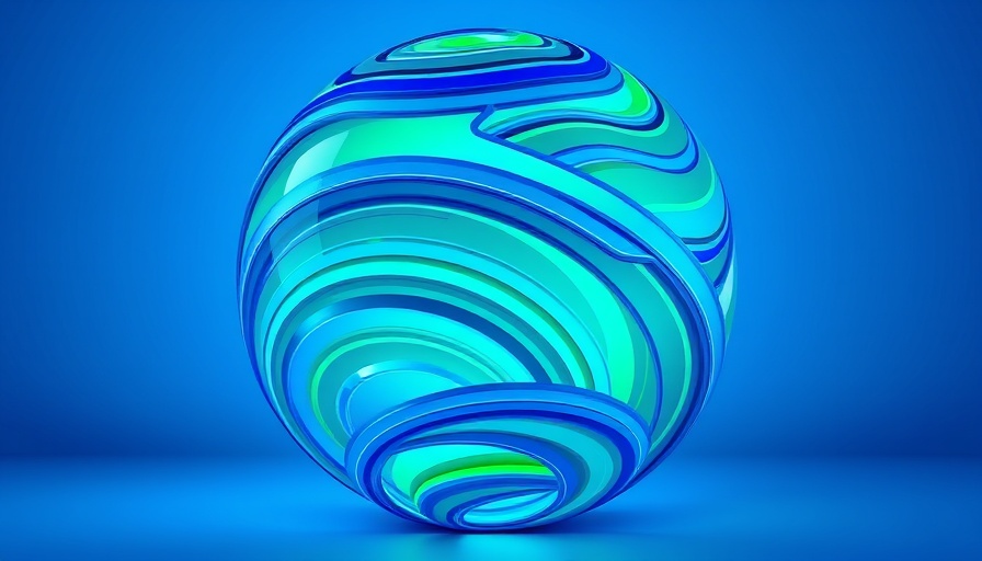 Futuristic abstract sphere representing new operating model for organizations