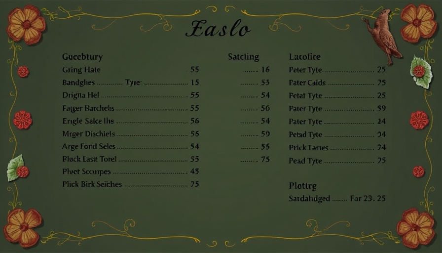 Easlo Menu