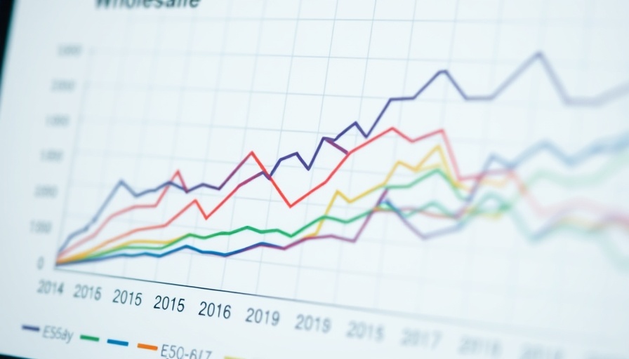 Graph of wholesale automotive prices from 2019 to 2025, 2-6 year old vehicles.