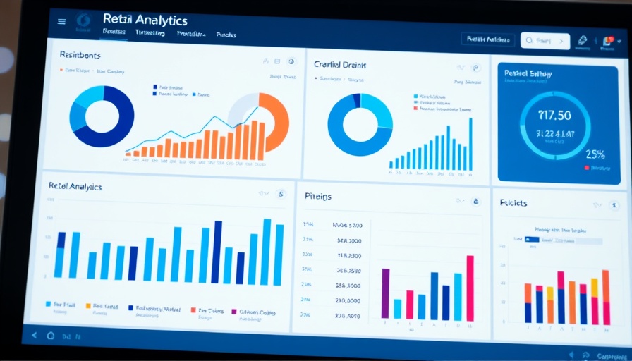 Retail intelligence with generative AI dashboard showcasing analytics