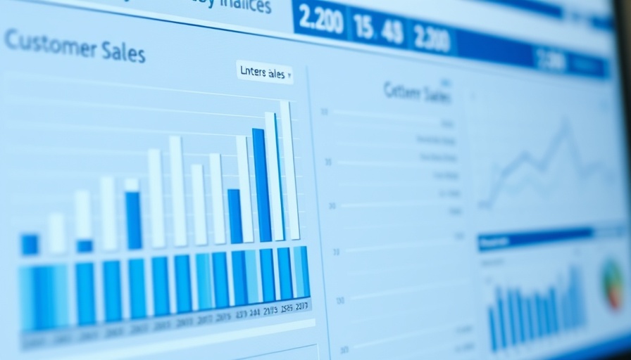 Generative business intelligence dashboard with sales data and charts.