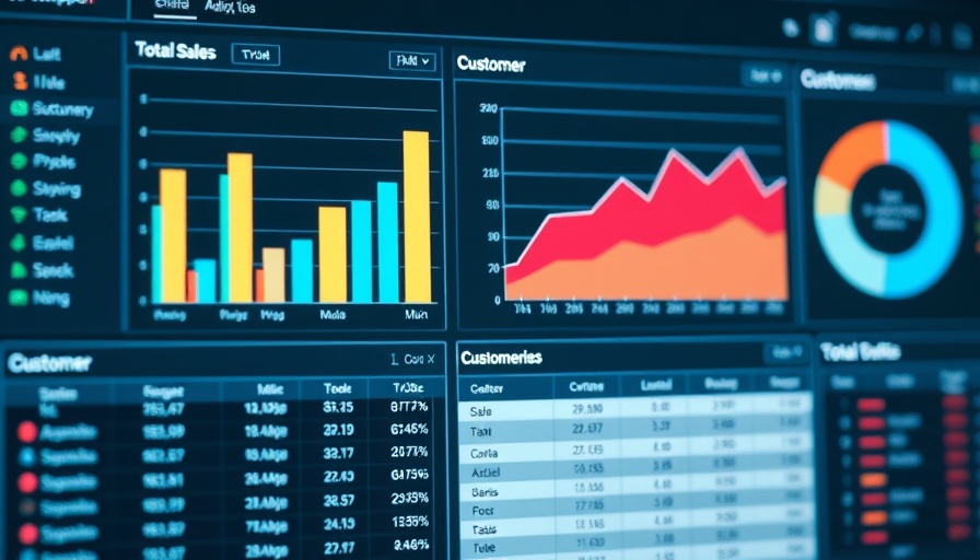 Conversational data assistant dashboard with customer sales analytics.