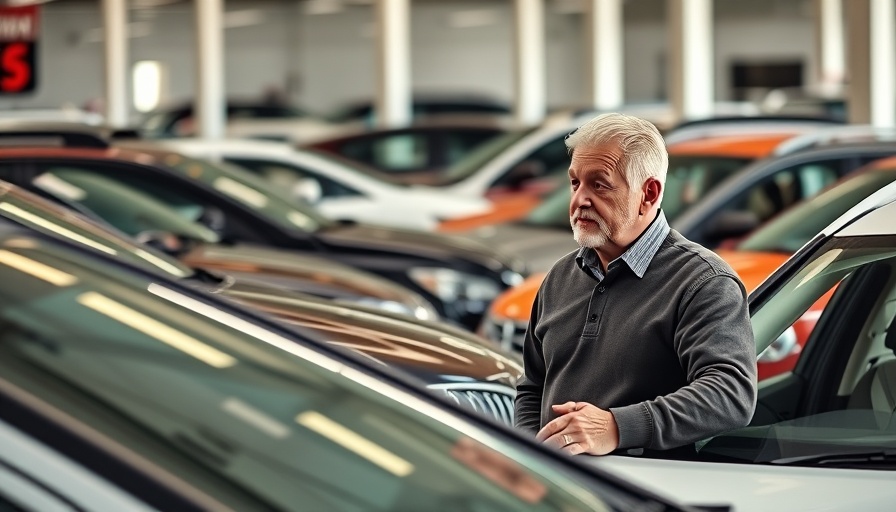 Couple discussing in car dealership as Credit Availability Index rises 3.6%