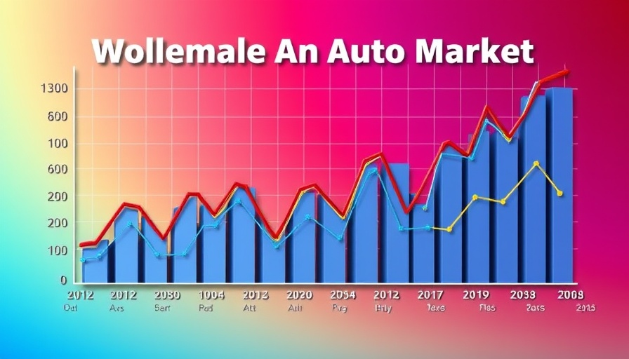 Wholesale auto market trends chart showing price index changes over years.