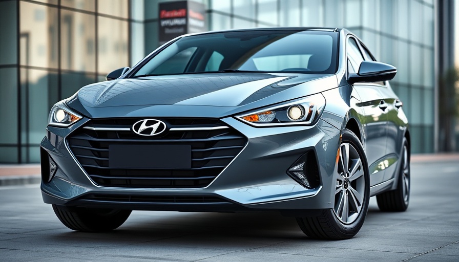 Hyundai car front view highlighting sleek design and modern headlights, symbolizing Hyundai Motor America sales growth.