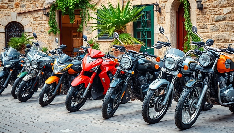 RumbleOn motorcycle lineup representing F&I revenue trends.
