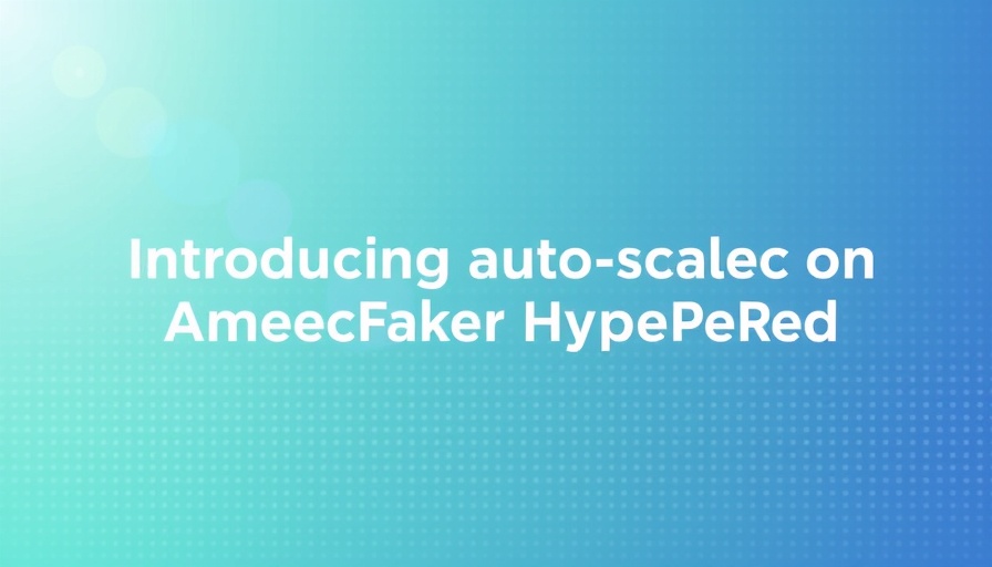 Amazon SageMaker HyperPod auto scaling announcement on gradient background.