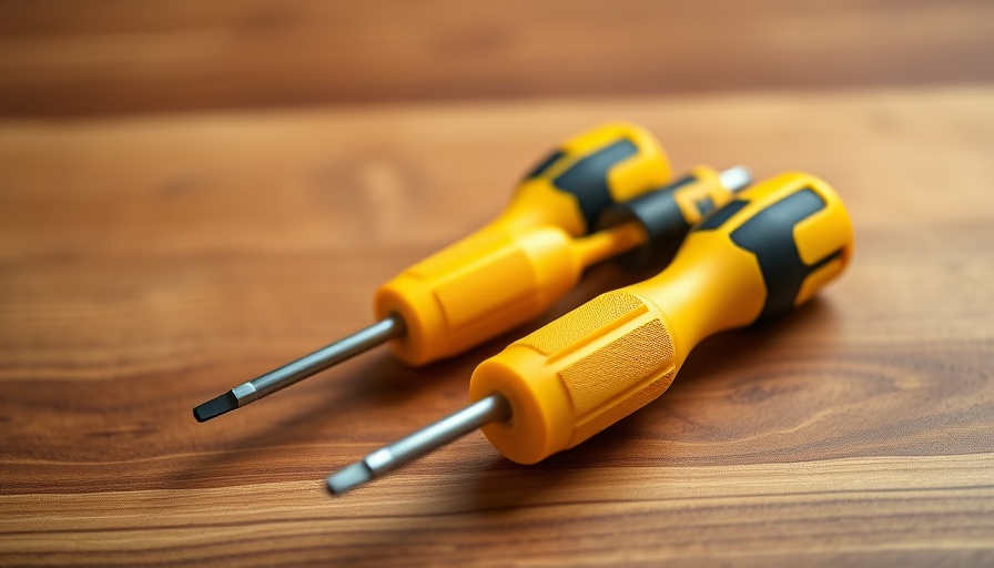 Three screwdrivers on wood surface reflecting auto F&I success.