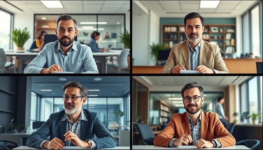 Video conference on automotive compliance strategies with four participants.