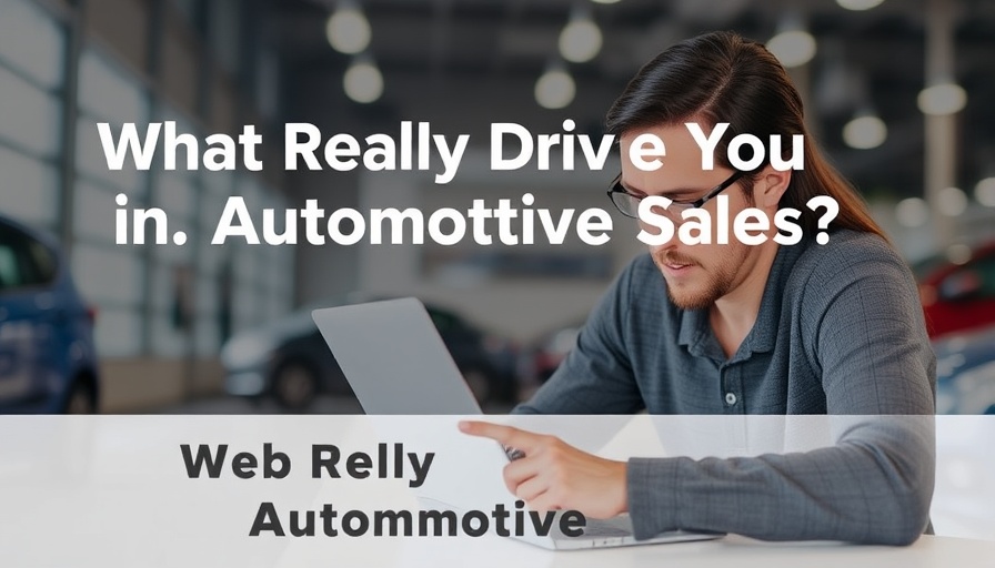 What Really Drives You in Automotive Sales?