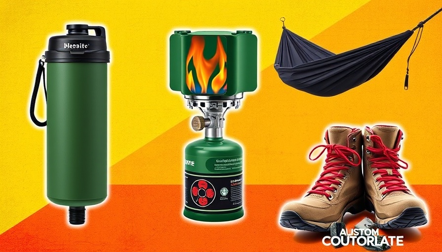 Amazon Prime Day 2025 Outdoor Deals featuring hiking gear and camping essentials.