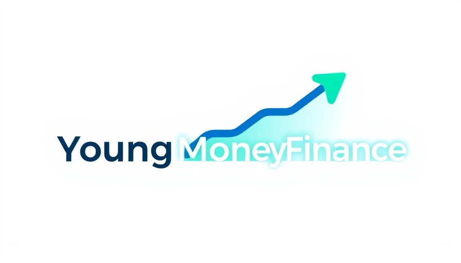 Financial wellness for young professionals 2025 logo with upward trend