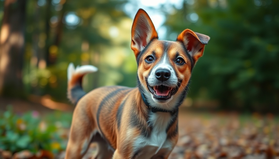 Mischievous dog outdoors, potential solutions for dogs misbehaving.