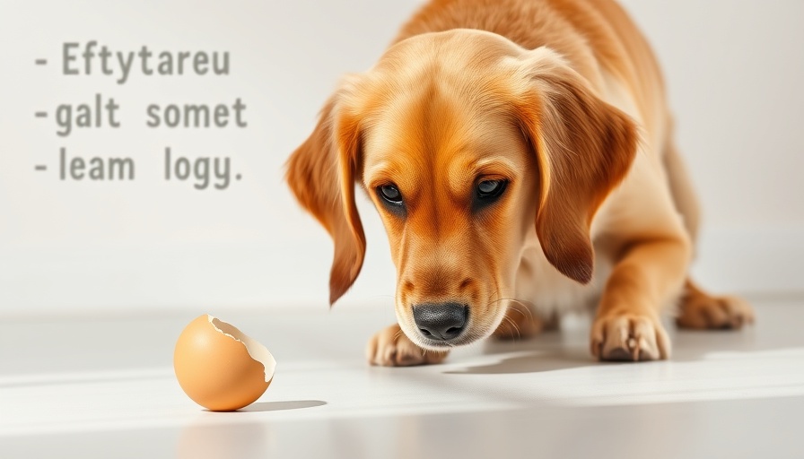 Can an Egg a Day Prevent Doggy Dementia? Golden retriever with egg.