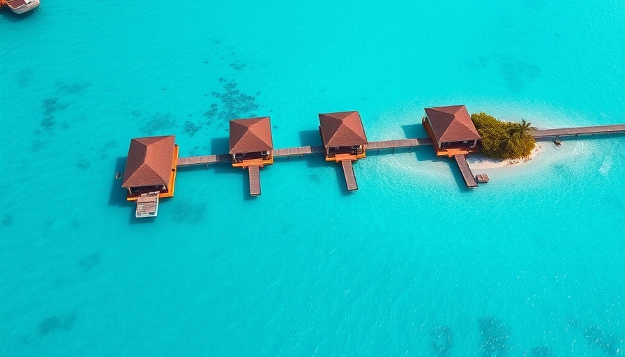 Luxurious overwater bungalows in turquoise waters near a beach. IHG 60K free night certificates.