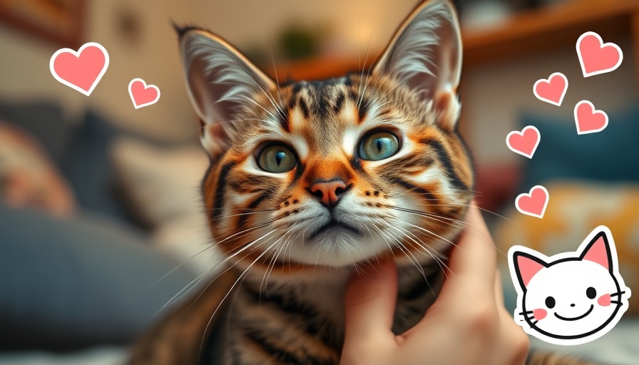 Understanding Feline Communication: cat enjoying petting indoors.