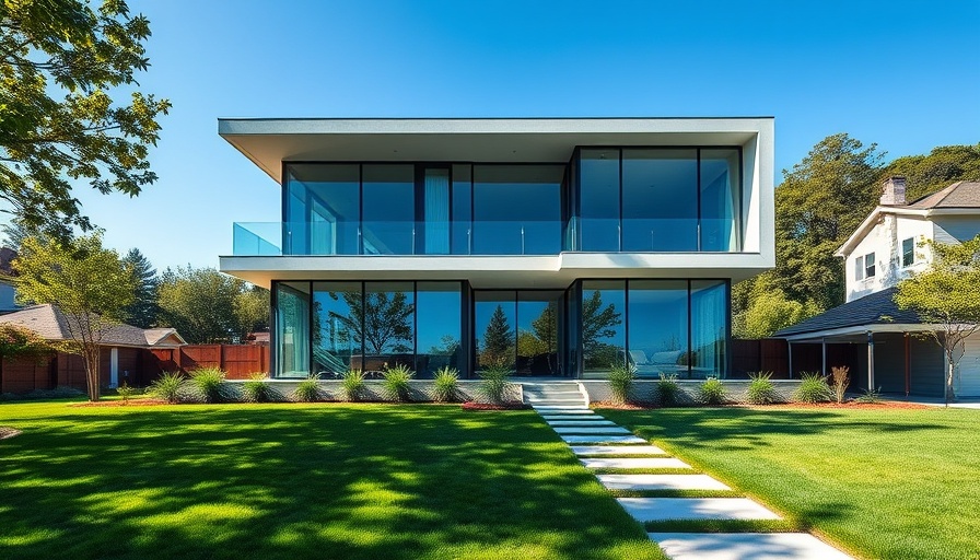 Contemporary house showing what $1 million buys in the USA.