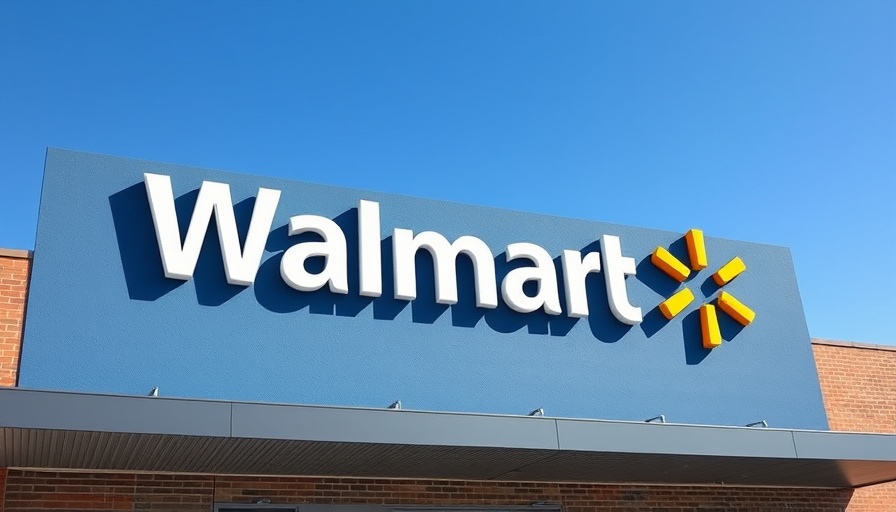 Walmart anti-theft measures: Walmart sign on building