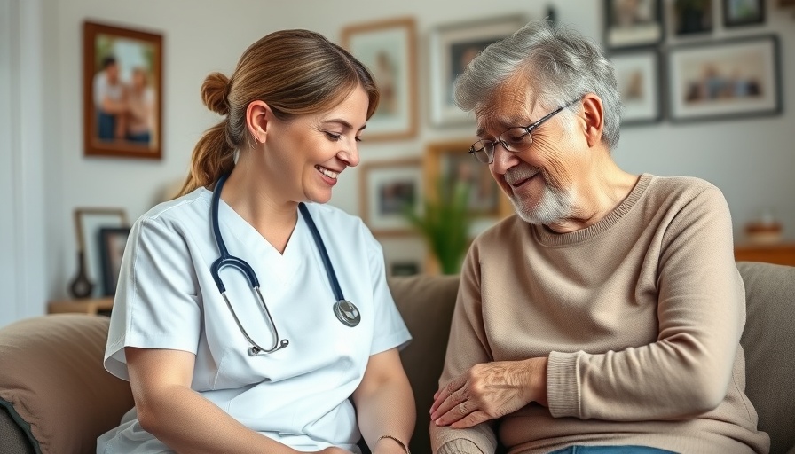 New Jersey nurse home visiting program, nurse caring for patient in home.