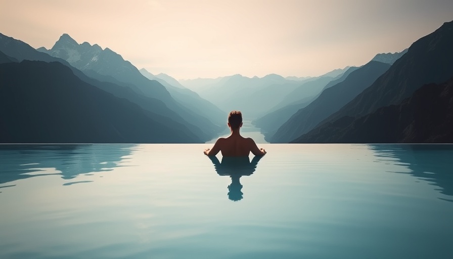 Dreamy hotel pools offering serene mountain views.