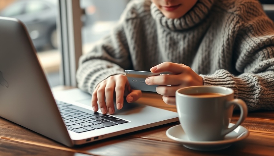 Person using laptop and credit card, highlighting credit card perks.