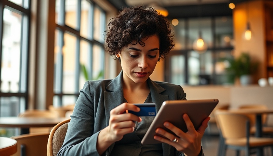 Woman using tablet with credit card in cafe, Chase Sapphire Reserve 125,000 bonus points.