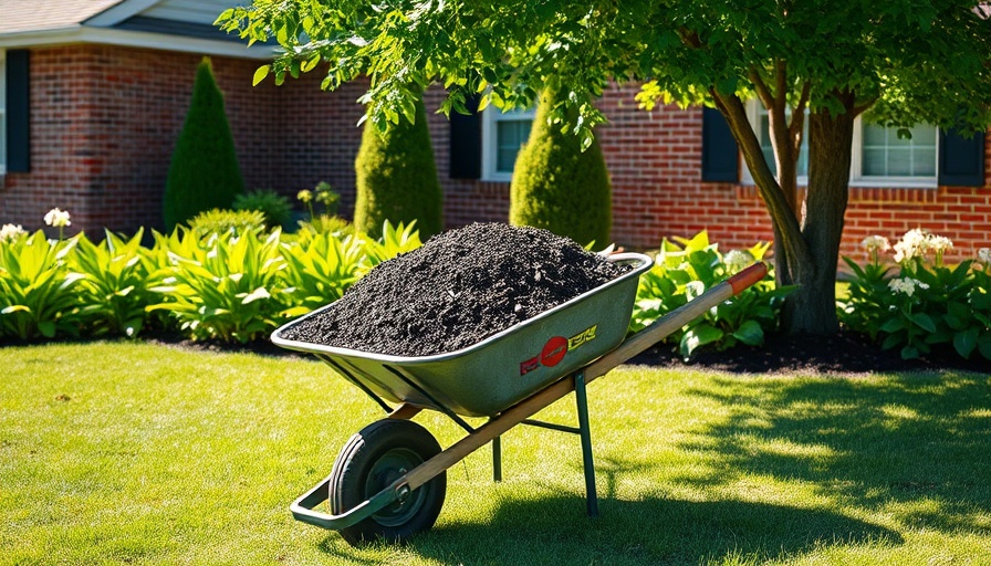 Well-maintained garden showcasing techniques for keeping mulch in place.