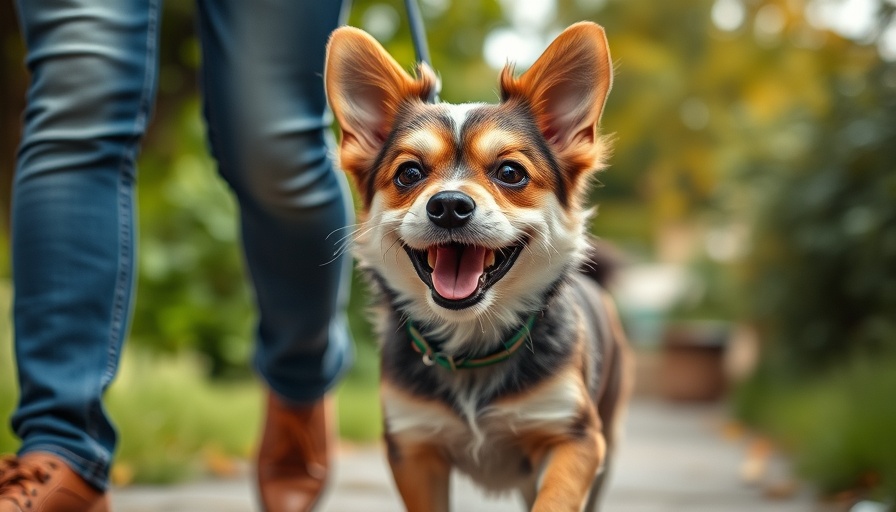 Stress-free dog walks with joyful pet and owner in nature.